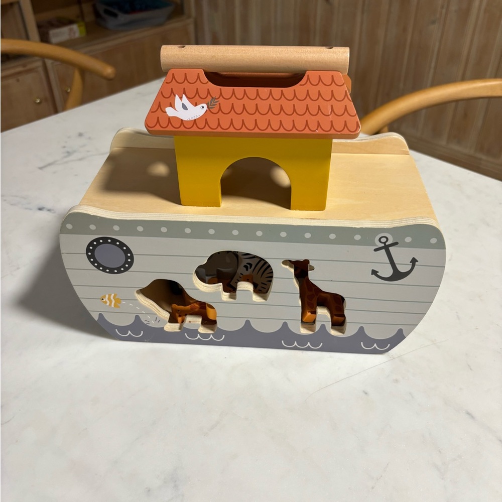 Noah’s Arc Wooden Animal Shape Sorter Toy